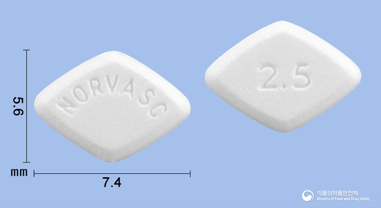 암로디핀 [노바스크정2.5mg®] - 더파머시